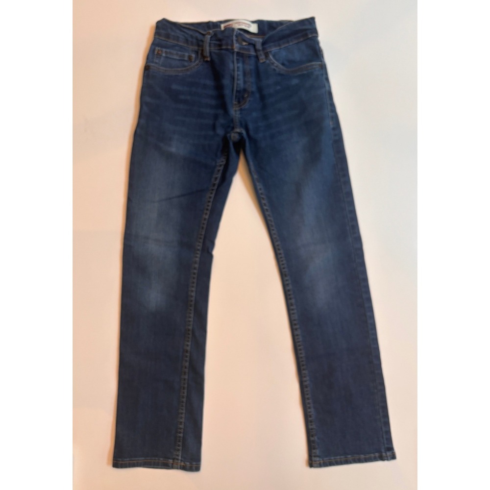 Levis 511 Slim Performance Jeans Kids Size 12 Reg W26 L26 Dark Wash Blue Denim